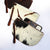 Cowhide Wristlet - Half Moon