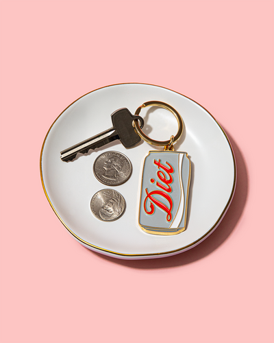 Keychain Bag Charm - Diet Soda Can