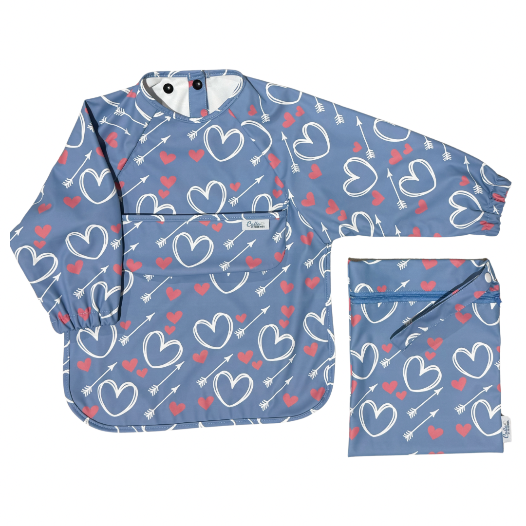 The Grayson Long Sleeve Bib - Love Struck