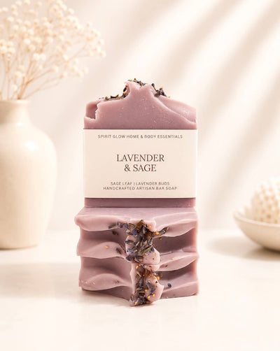 Lavender and Sage - Handcrafted Artisan Soap Bar