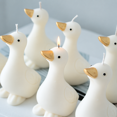 Goose Candle, Farmhouse Animal Candle Decor