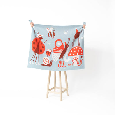 Bug Band - Knit Baby & Kid's Blanket - Cotton - Made in USA: Summer in Egyptian Cotton