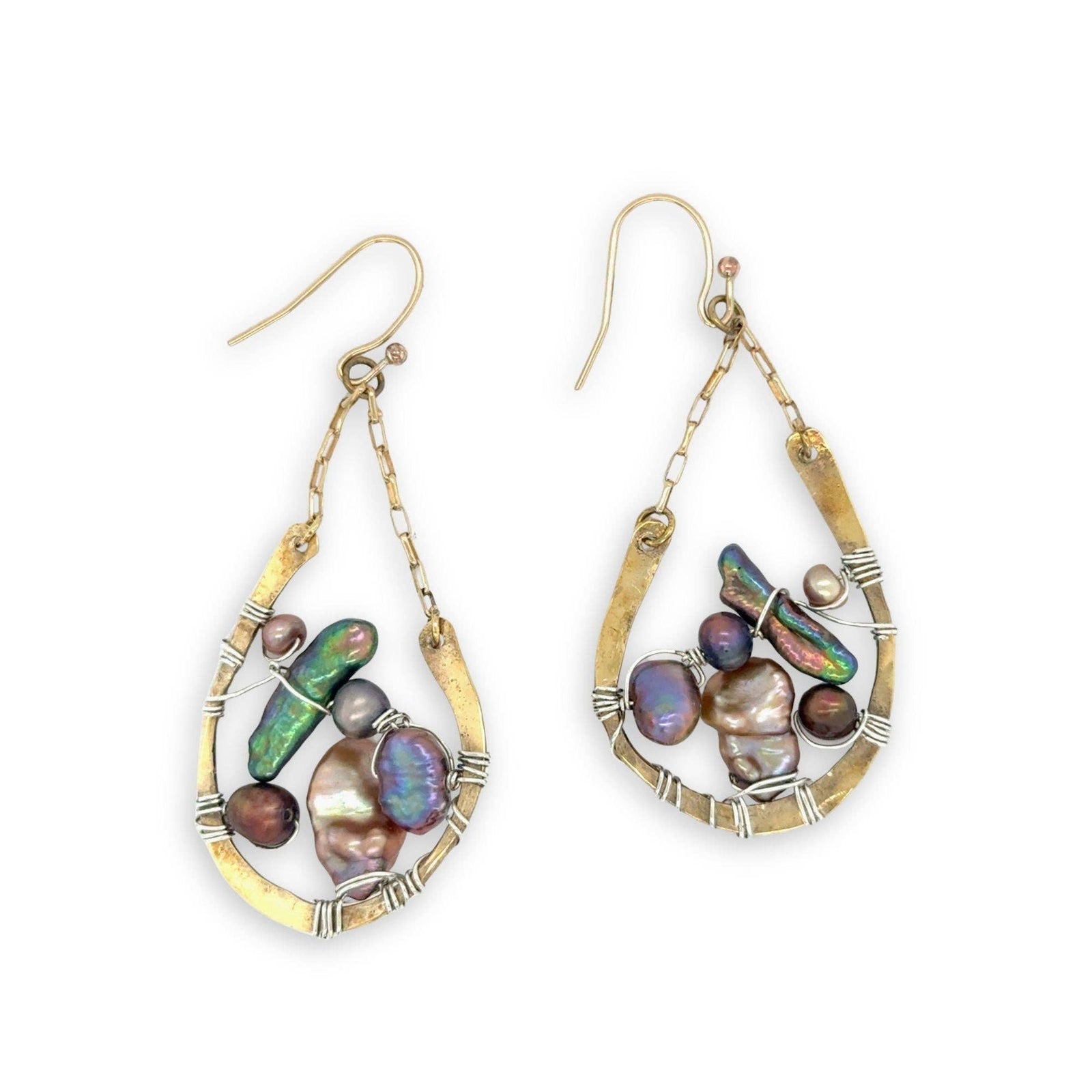 Earrings - Hoops - Freshwater Pearl Ménage