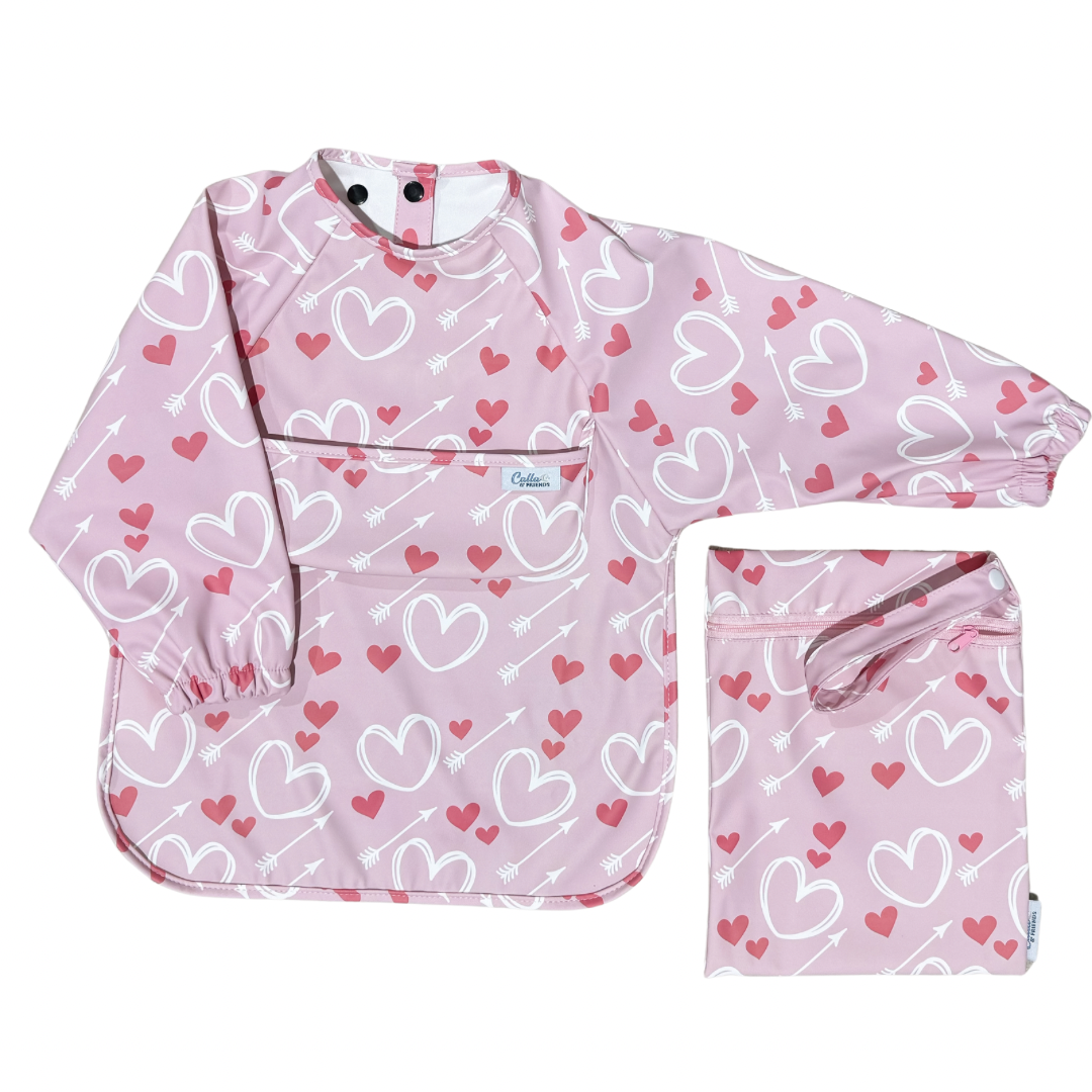 The Grayson Long Sleeve Bib - Love Struck