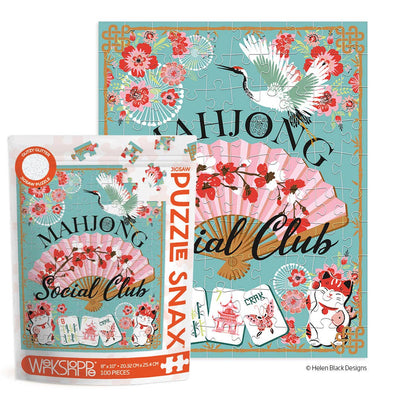 Jigsaw Puzzle - 100 Piece - Mahjong Social Club