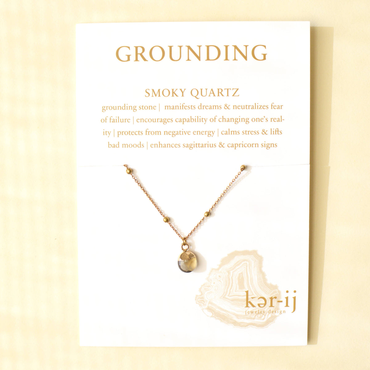 Necklace - Healing Stone with Quote