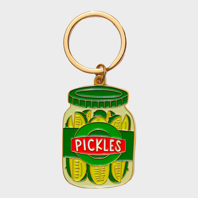 Keychain Bag Charm - Pickle Jar
