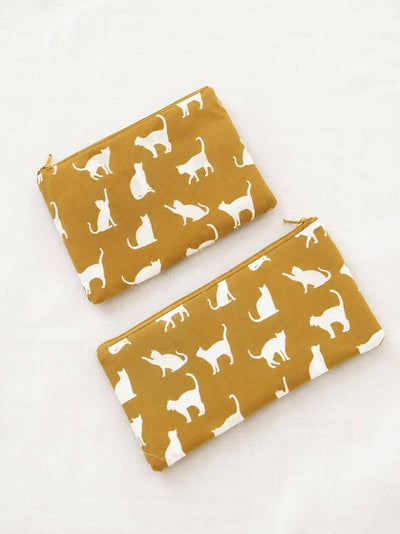 Cat Zipper Pouch, Pencil Case, Make Up Bag, Cosmetic case, Coin Purse, Pouch, Zipper Pouch, Change Pouch: Large ($14.00)