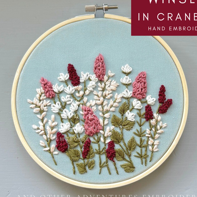 Embroidery Kit - Winslow in Cranberry