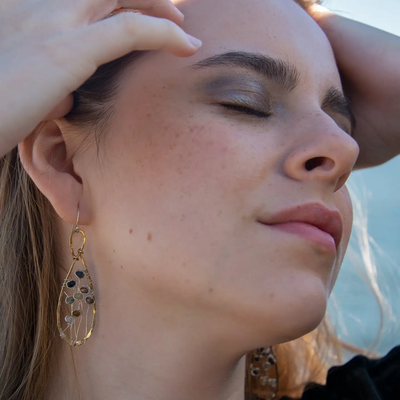Earrings - Wildflower Cat's Eye