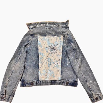 Adult Hand Painted Denim Jacket