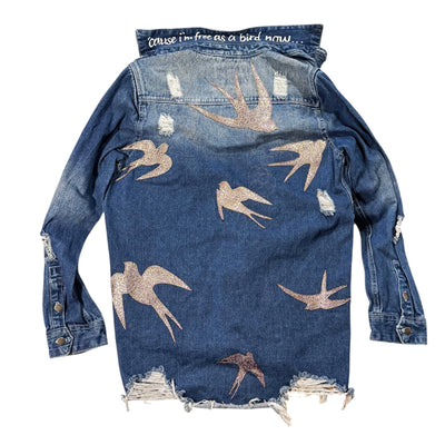 Adult Hand Painted Denim Jacket