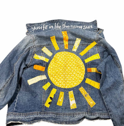 Adult Hand Painted Denim Jacket