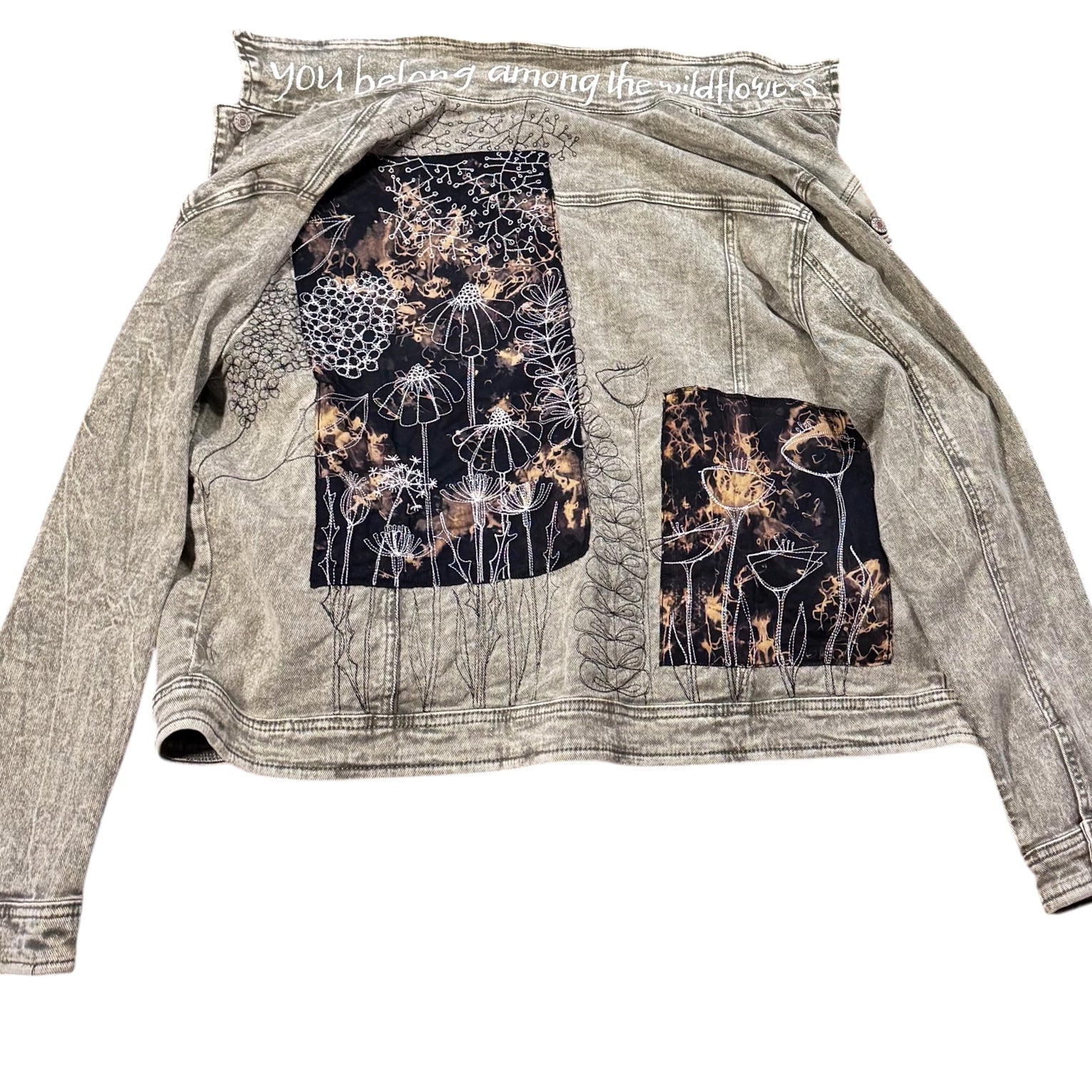Adult Hand Painted Denim Jacket
