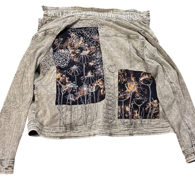 Adult Hand Painted Denim Jacket