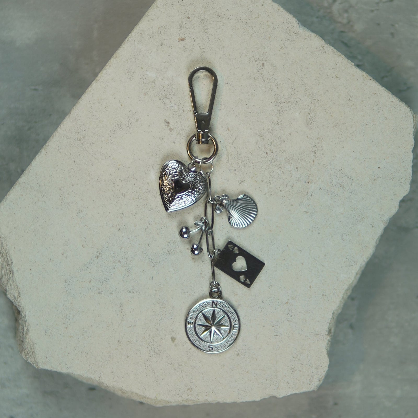 Bag Charm & Keychain - Silver Charms