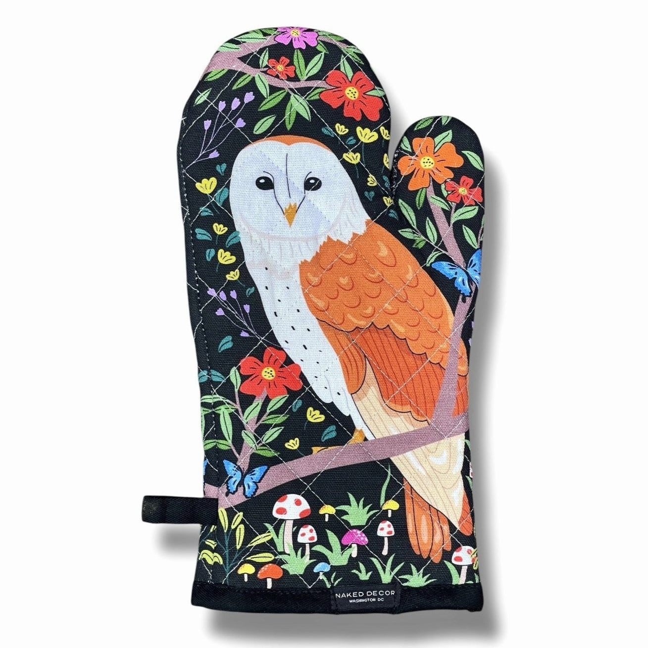 Oven Mitt - Woodland - Owl