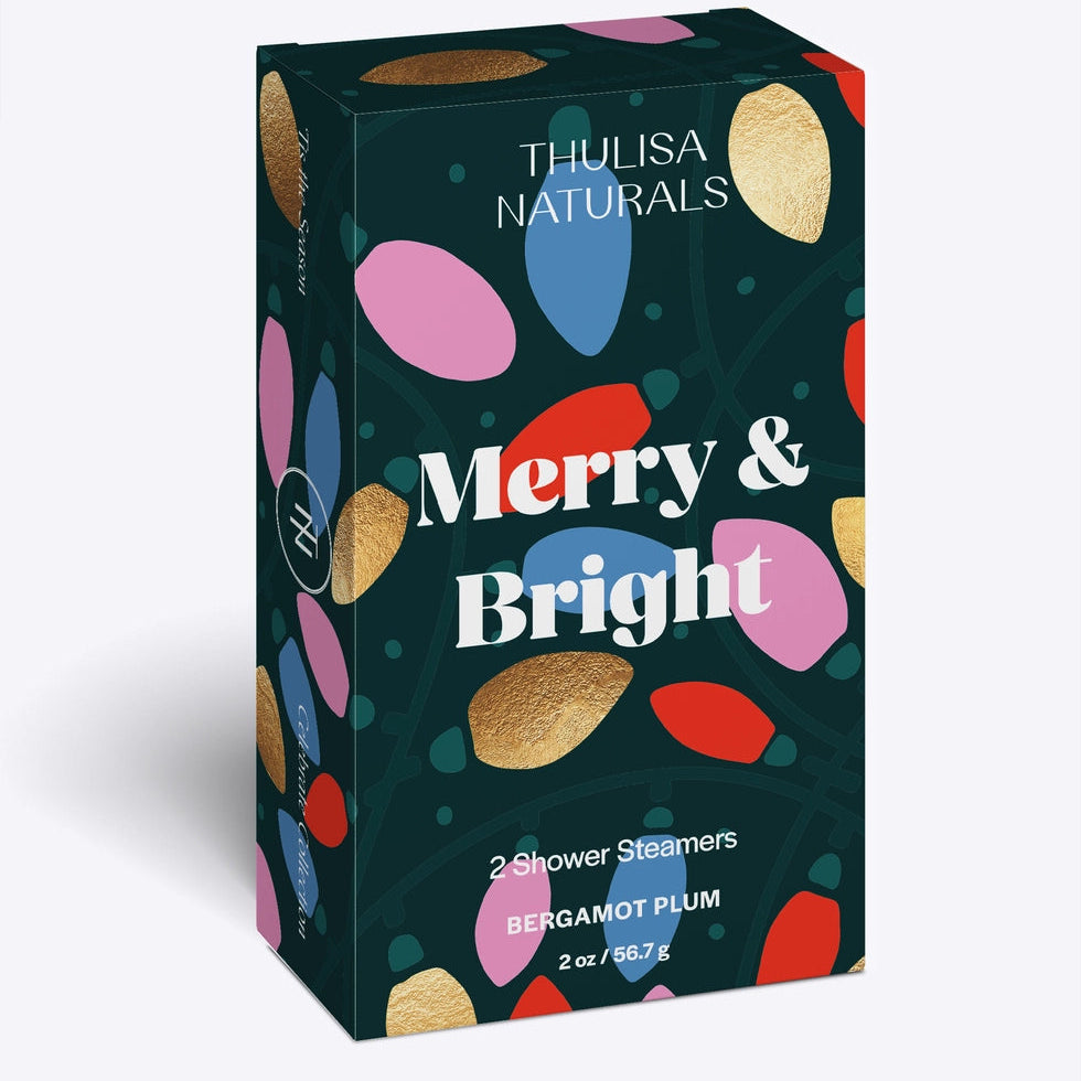 Holiday Shower Steamers - 2 pack - Bergamot + Plum