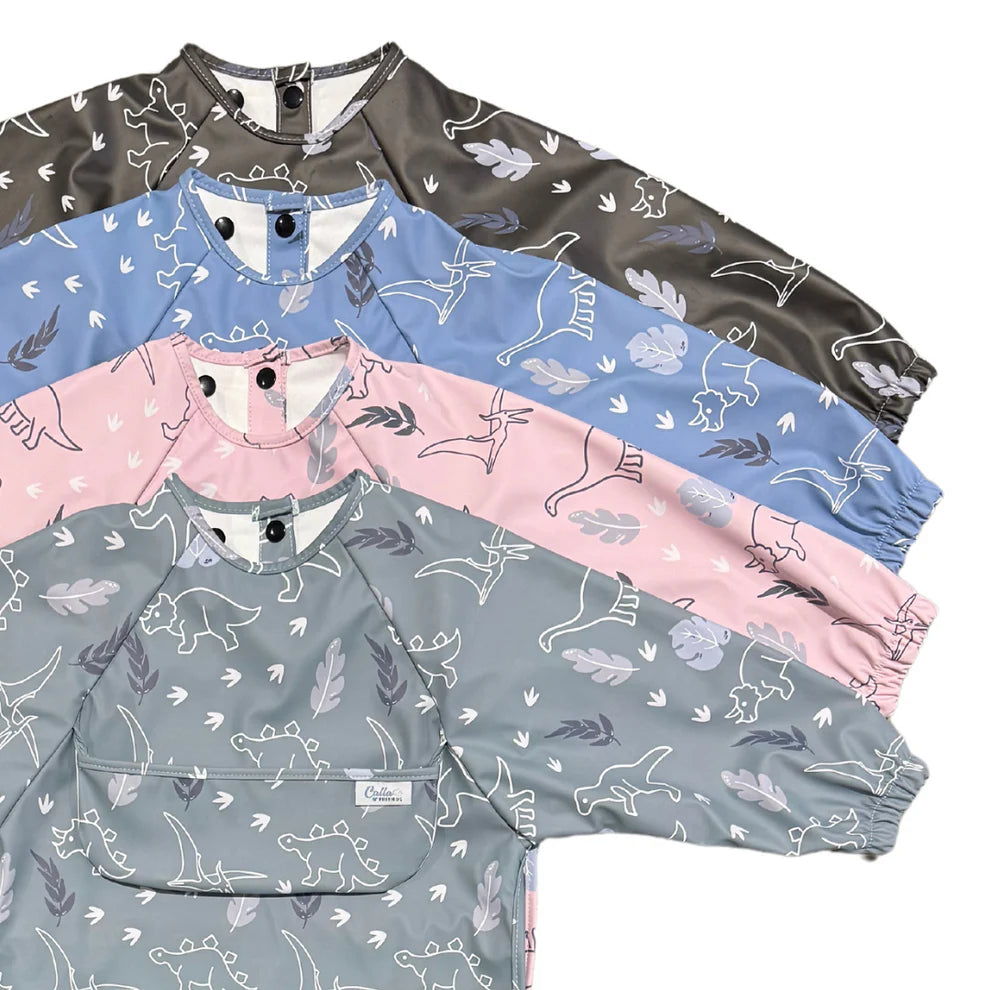 Grayson Long Sleeve Bib - Dinos