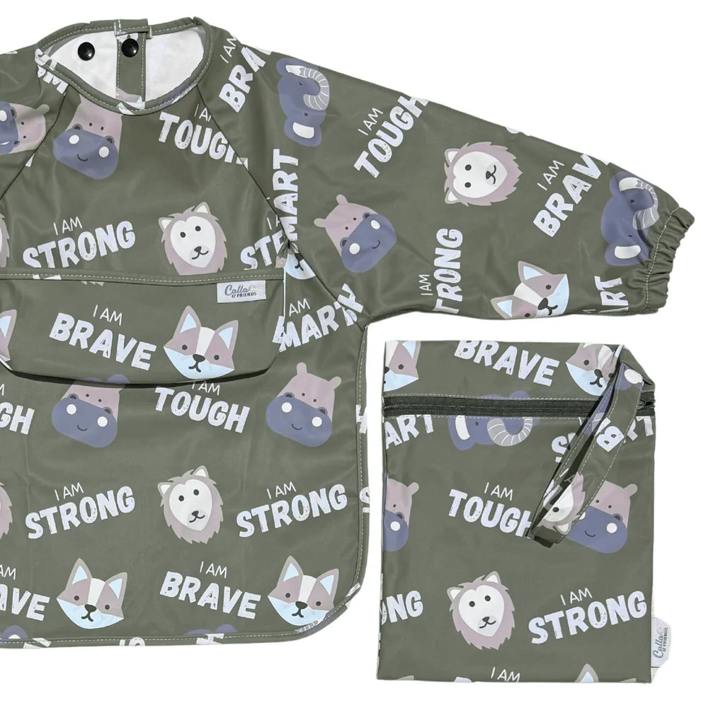 Grayson Long Sleeve Bib - Affirmations