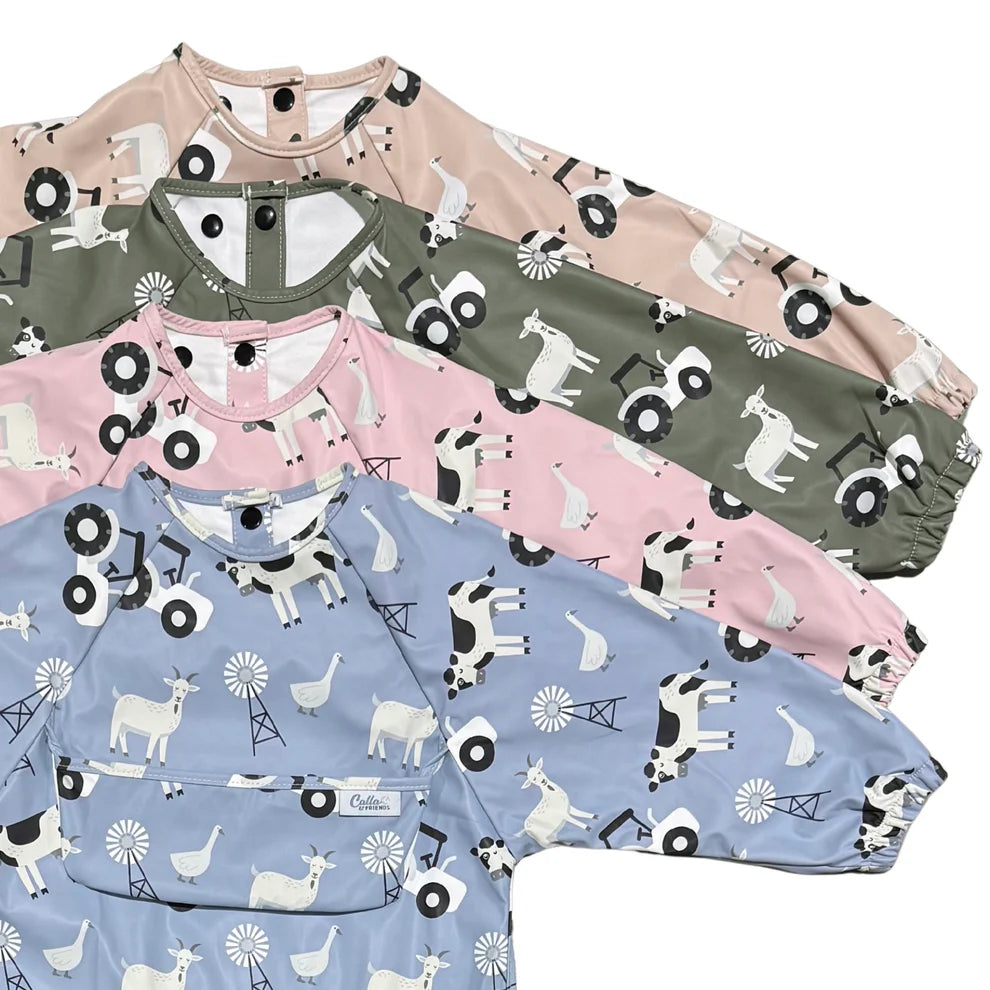 Grayson Long Sleeve Bib - Farm