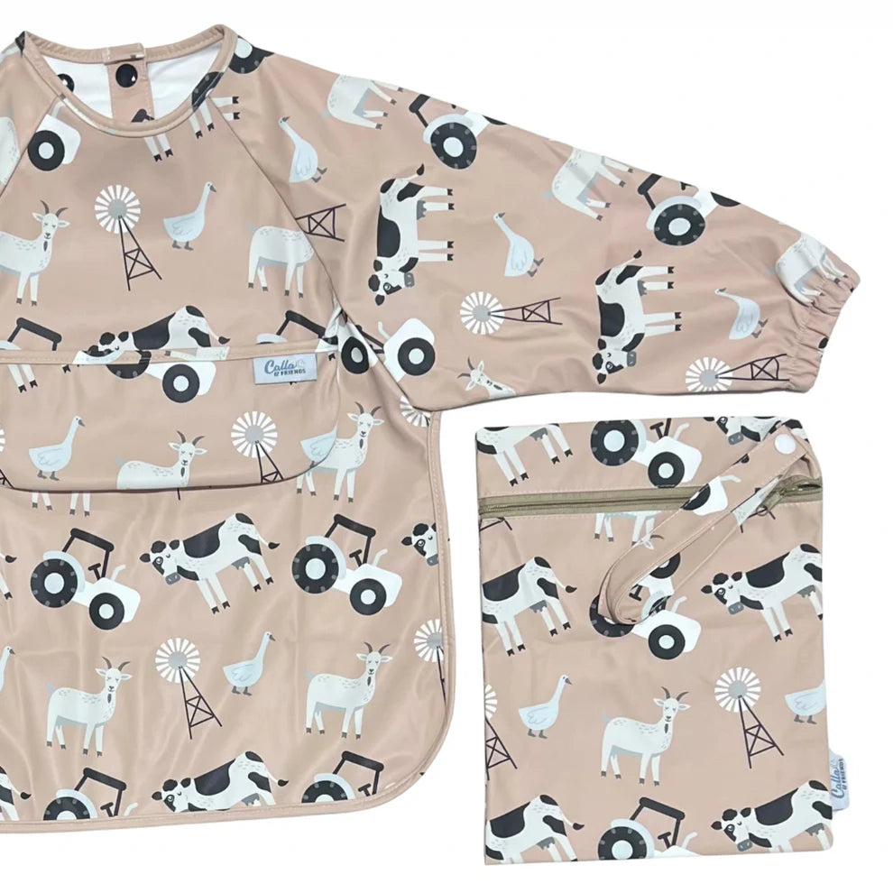 Grayson Long Sleeve Bib - Farm