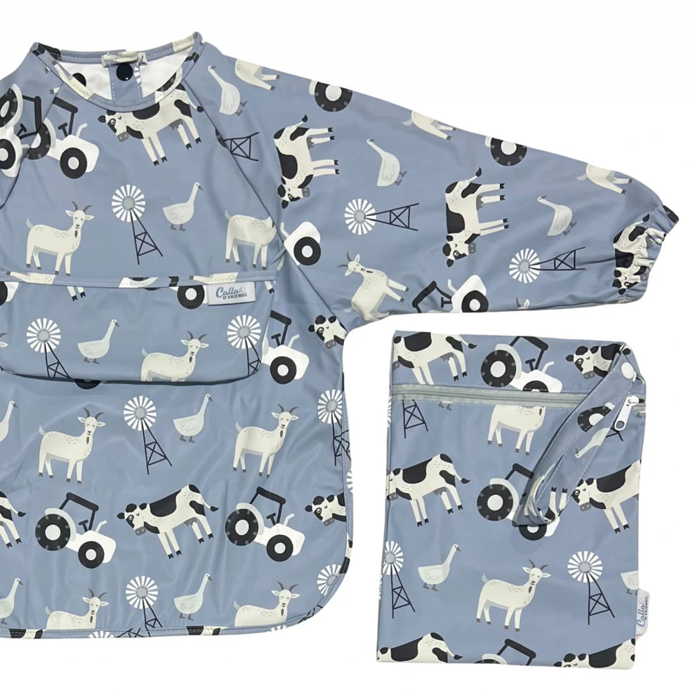 Grayson Long Sleeve Bib - Farm