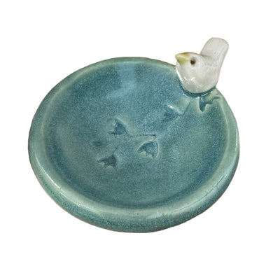 Ring Dish & Jewelry Tray - Bird - Round - Vine
