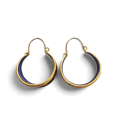 Earrings - Boat Hoops