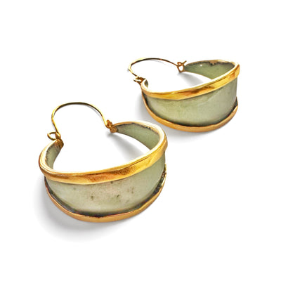 Earrings - Boat Hoops