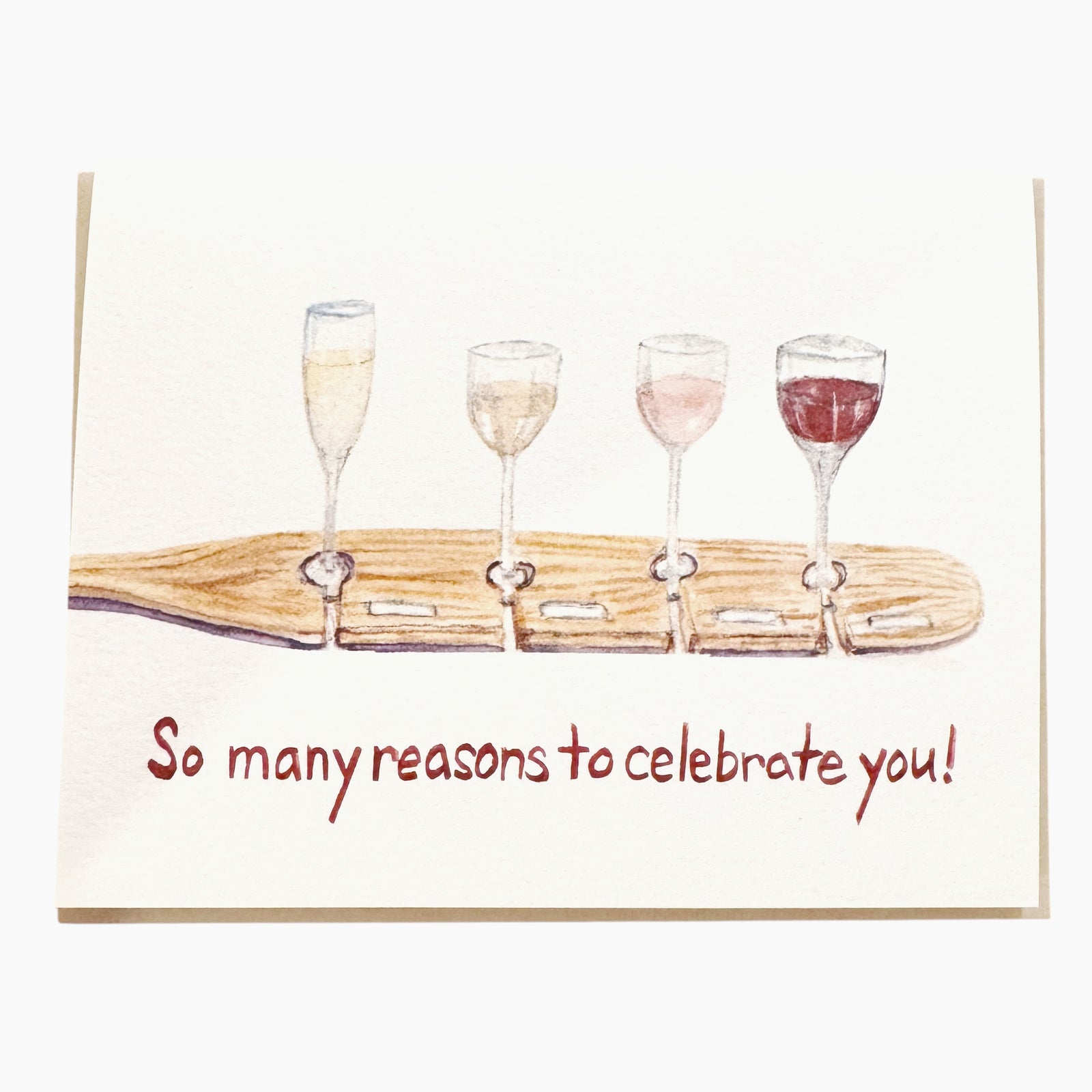 Card - Wine Flight Birthday