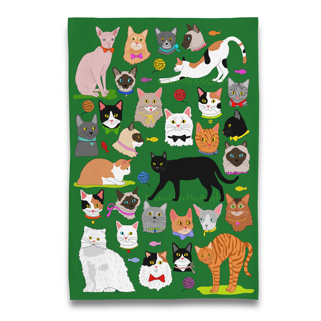 Kitchen Towel - Cat Parade