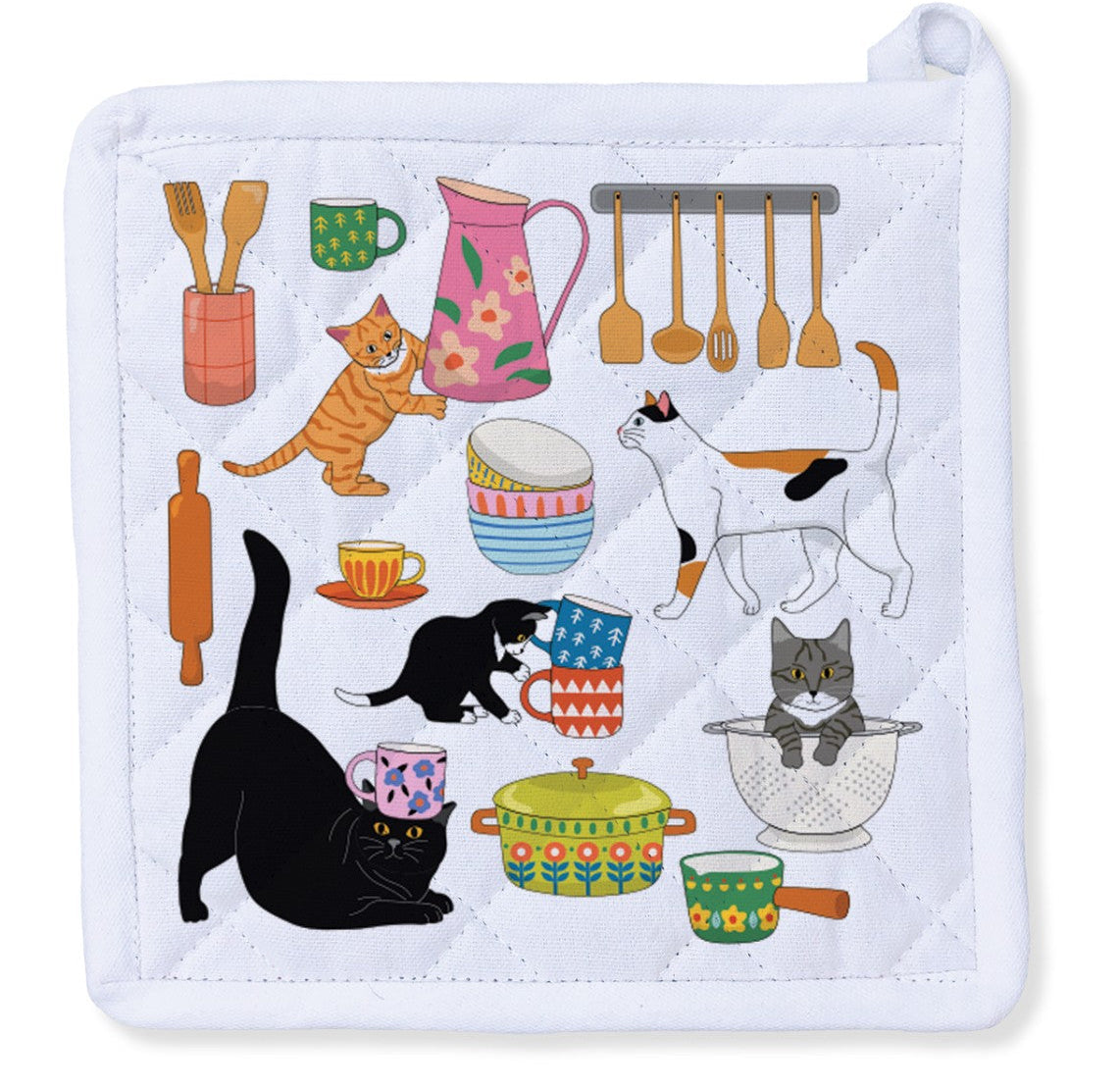 Pot Holder - Cats In The Kitchen