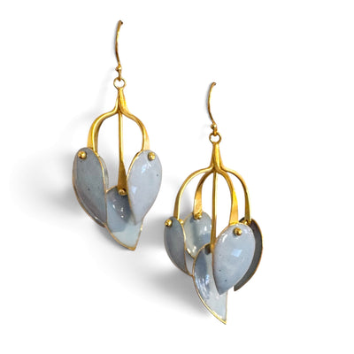 Earrings - Leafy chandelier