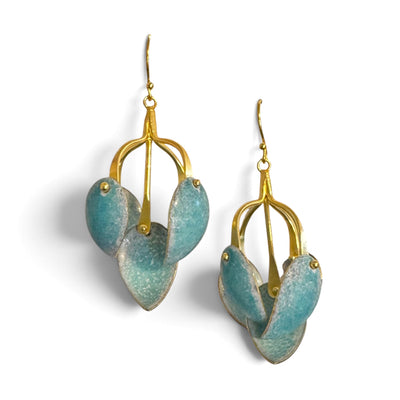 Earrings - Leafy chandelier