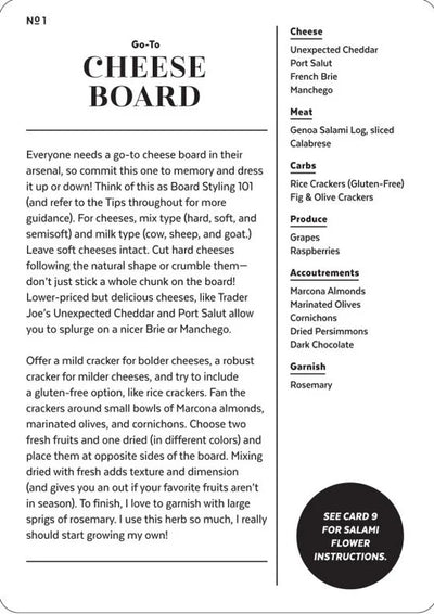 Deck Of Cards - Cheese Board