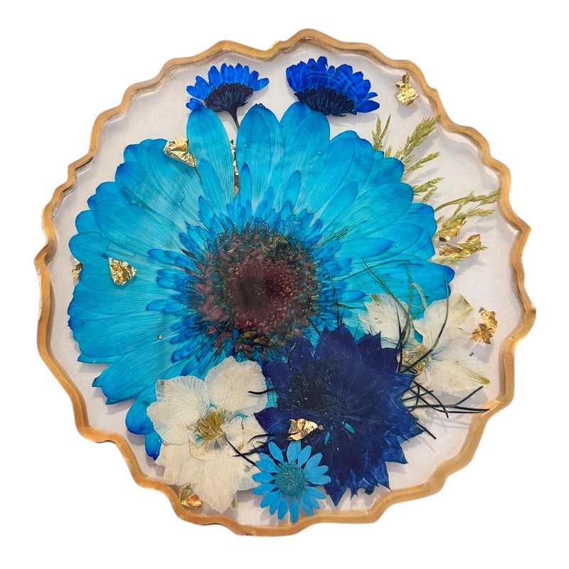 Resin Flower Coasters