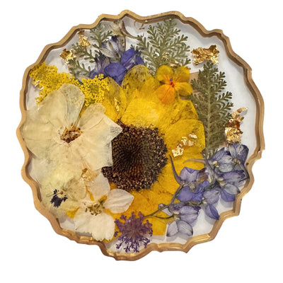 Resin Flower Coasters