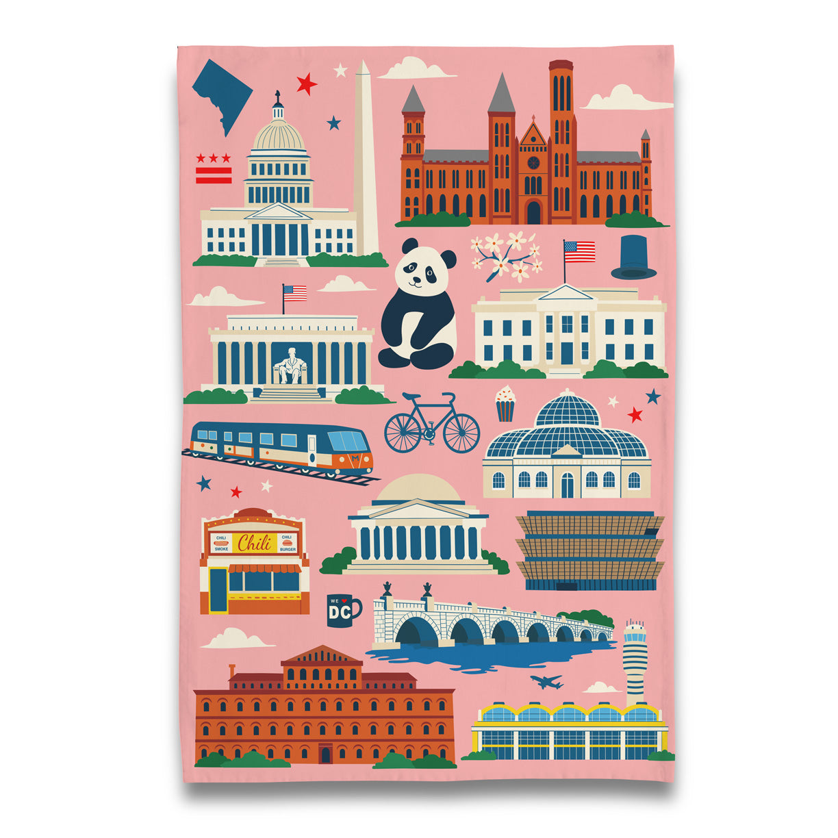 Kitchen Towel - DC Iconic - Pink
