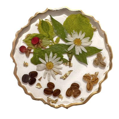 Resin Flower Coasters