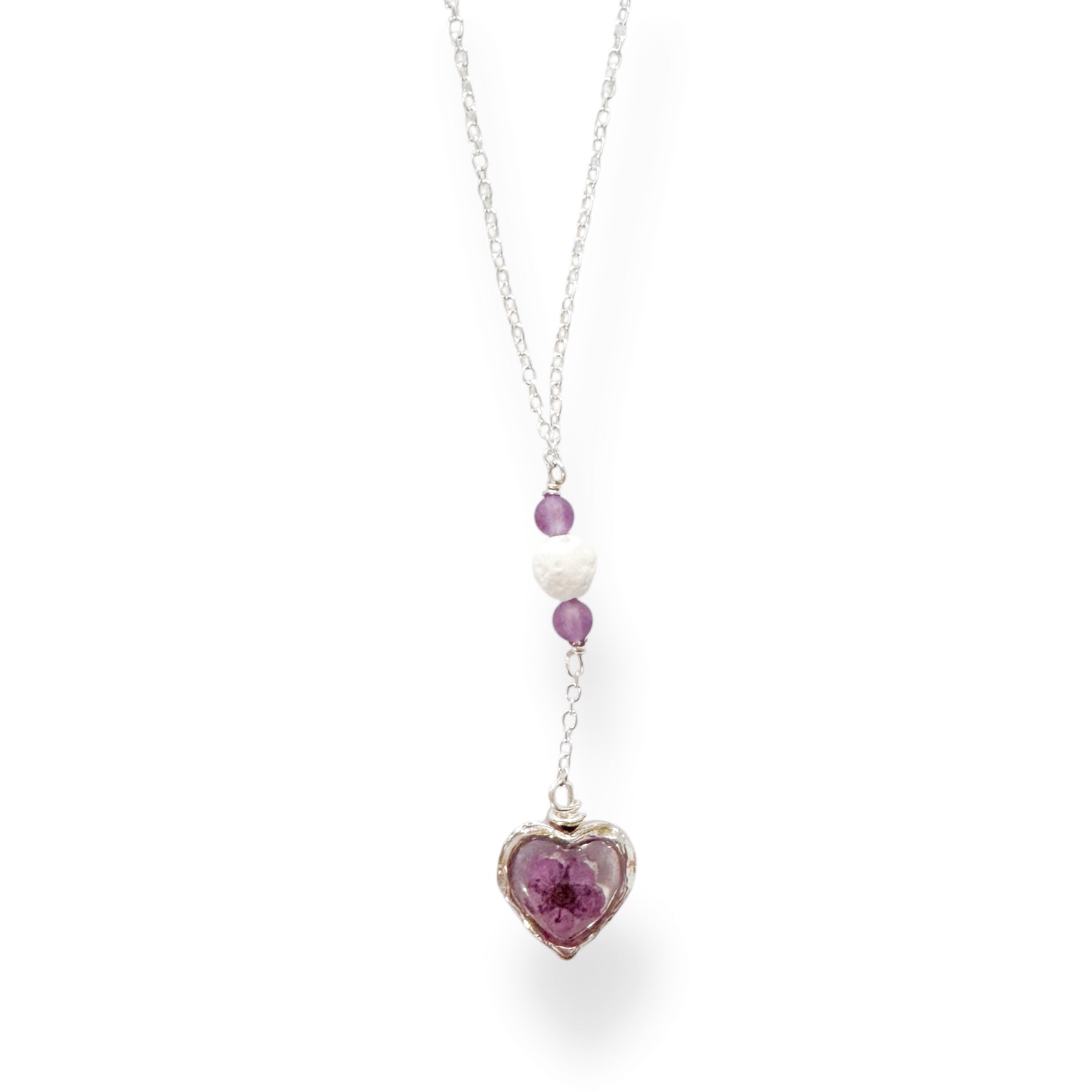 Diffuser Necklace - Resin Heart