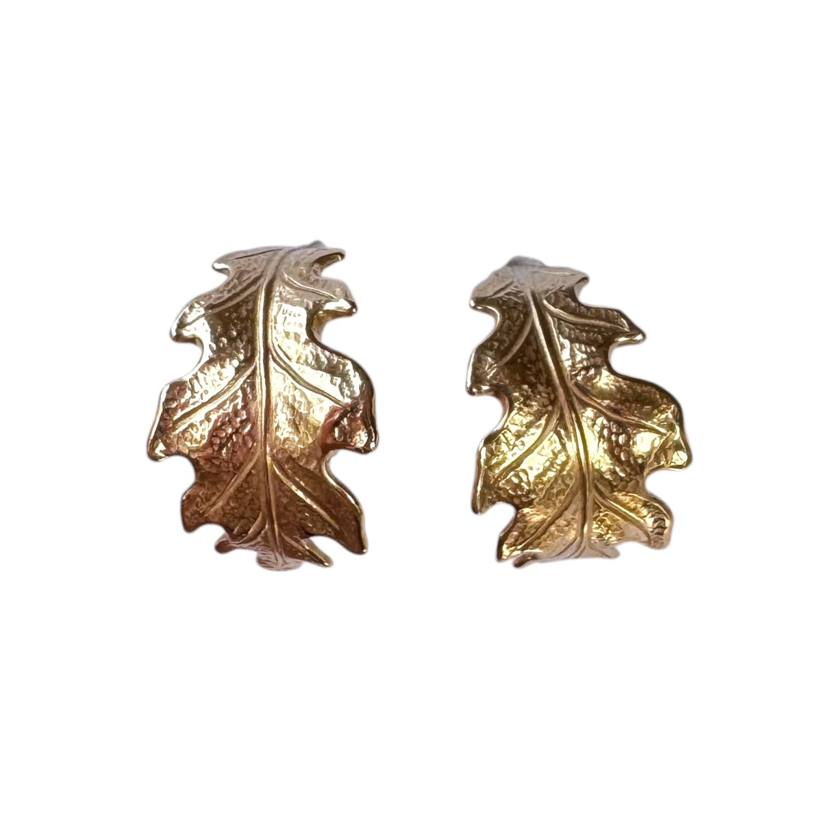Earrings - Hoops - Oak Leaf