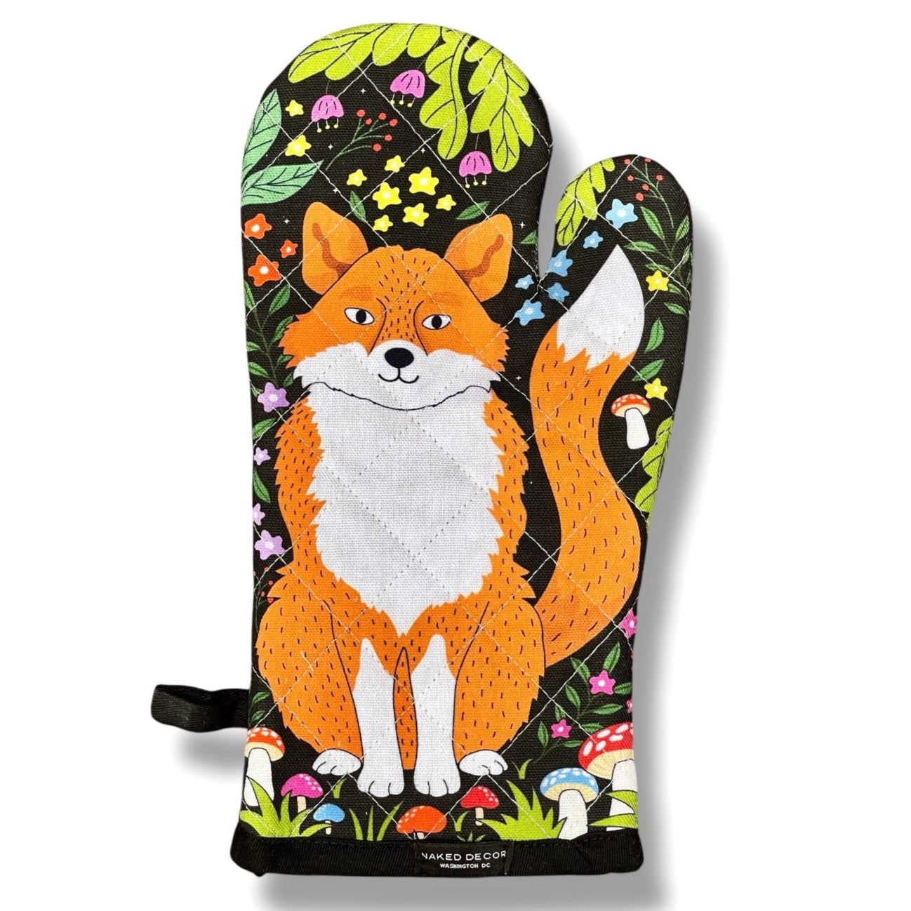 Oven Mitt - Woodland - Orange Fox