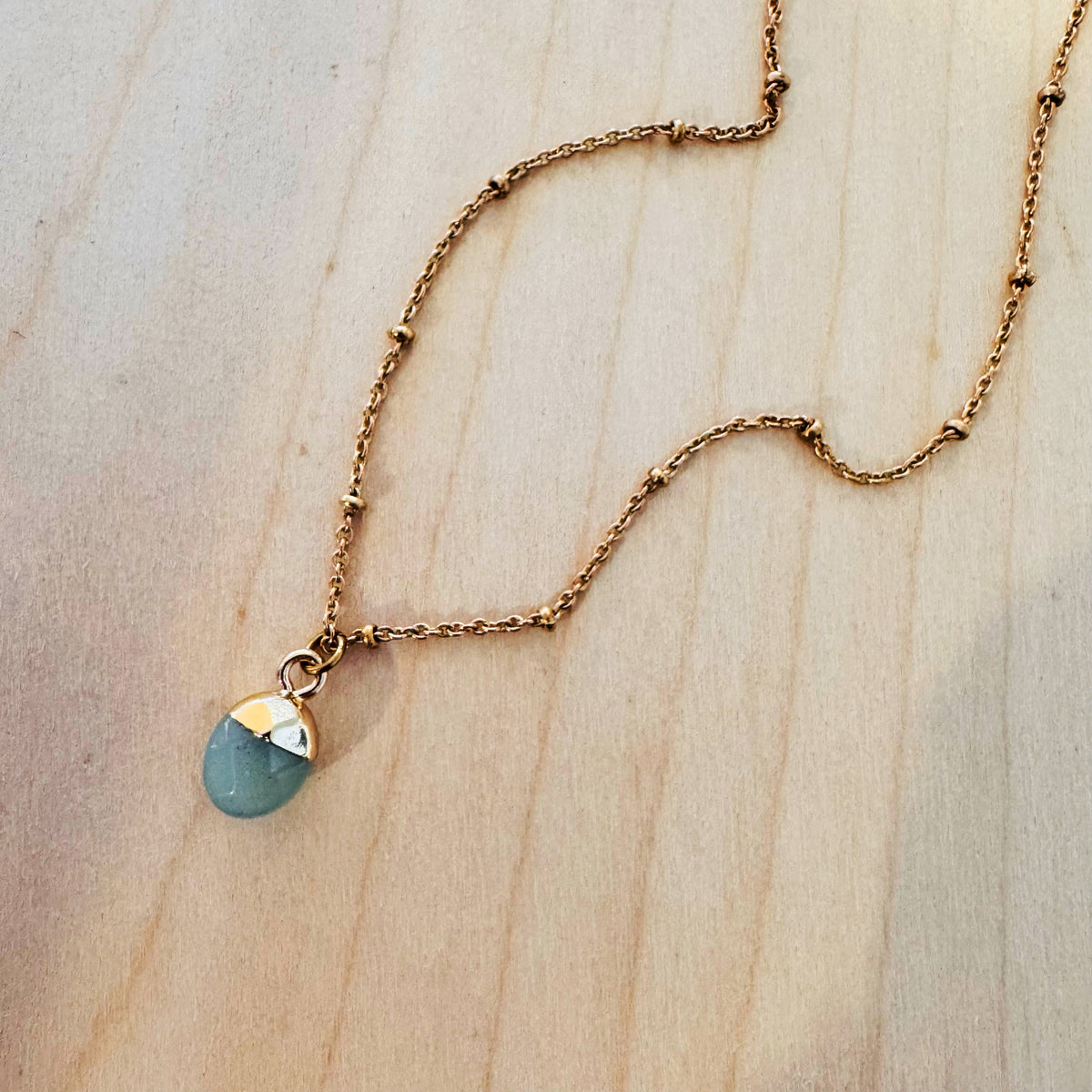 Necklace - Healing Stone with Quote