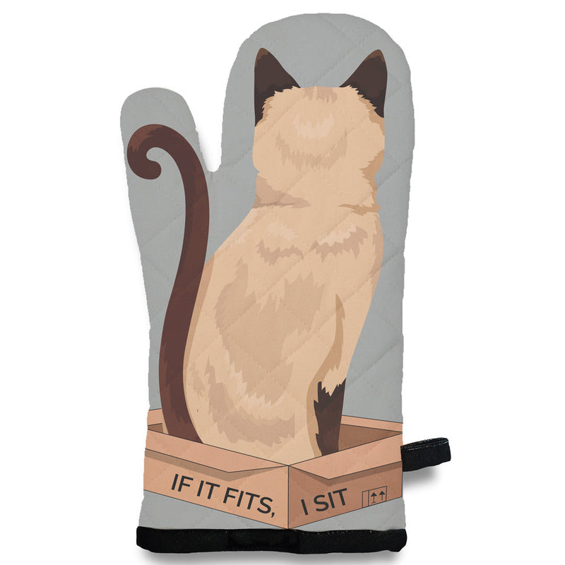 Oven Mitt - I Sit - Siamese