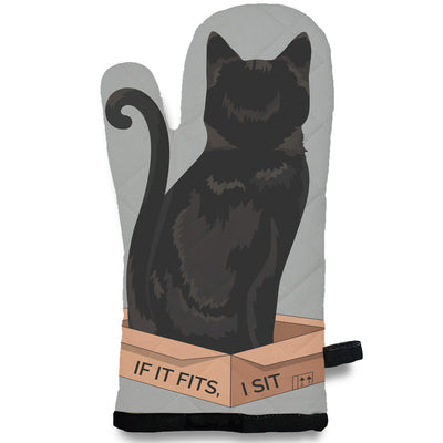 Oven Mitt - I Sit - Tuxedo