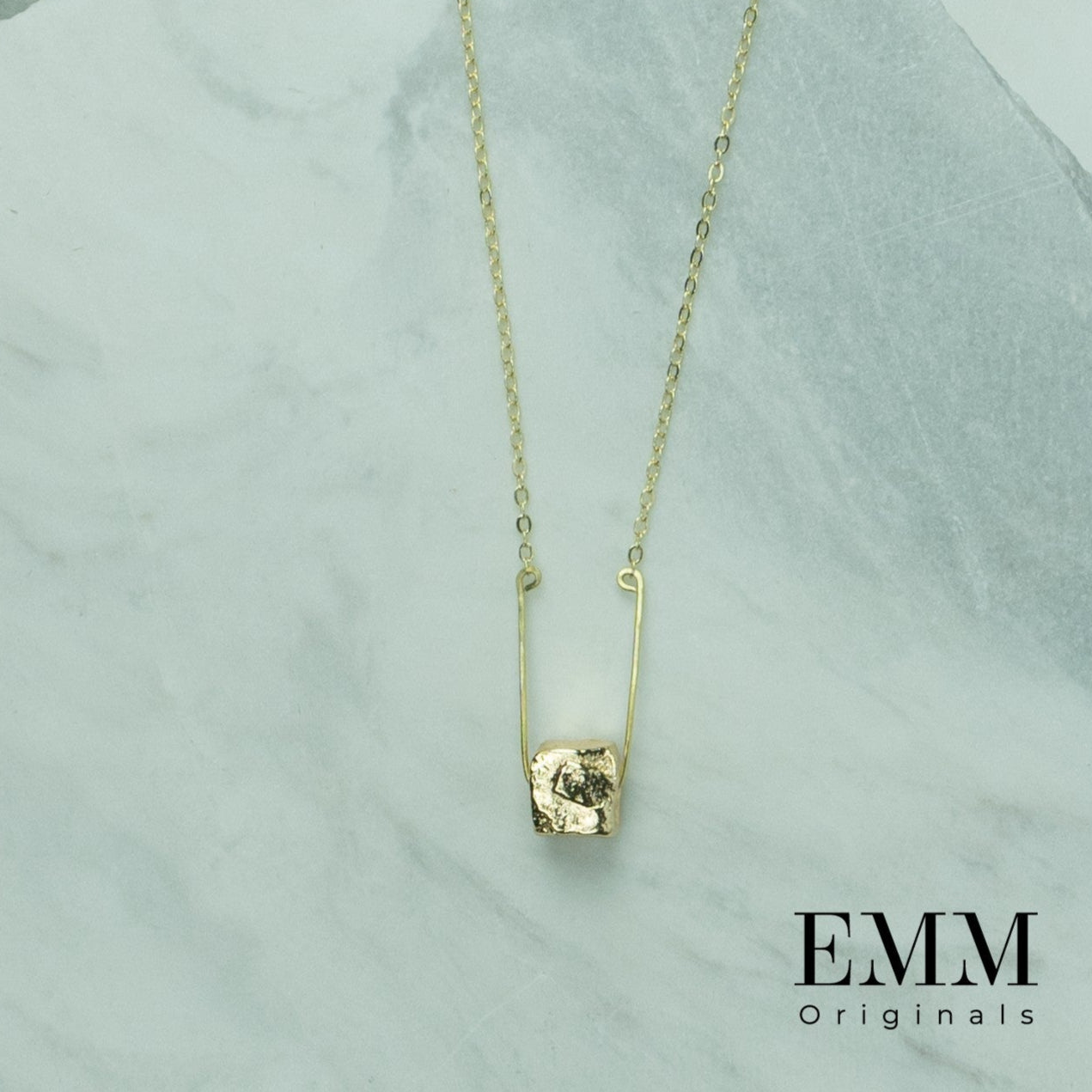 Necklace - Irregular Cube