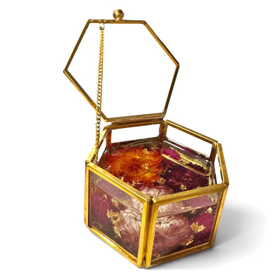 Vintage Style Resin Jewelry Box