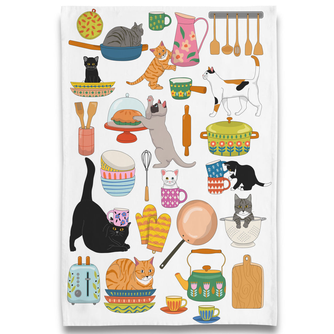 Kitchen Towel - Kitties In The Kitchen