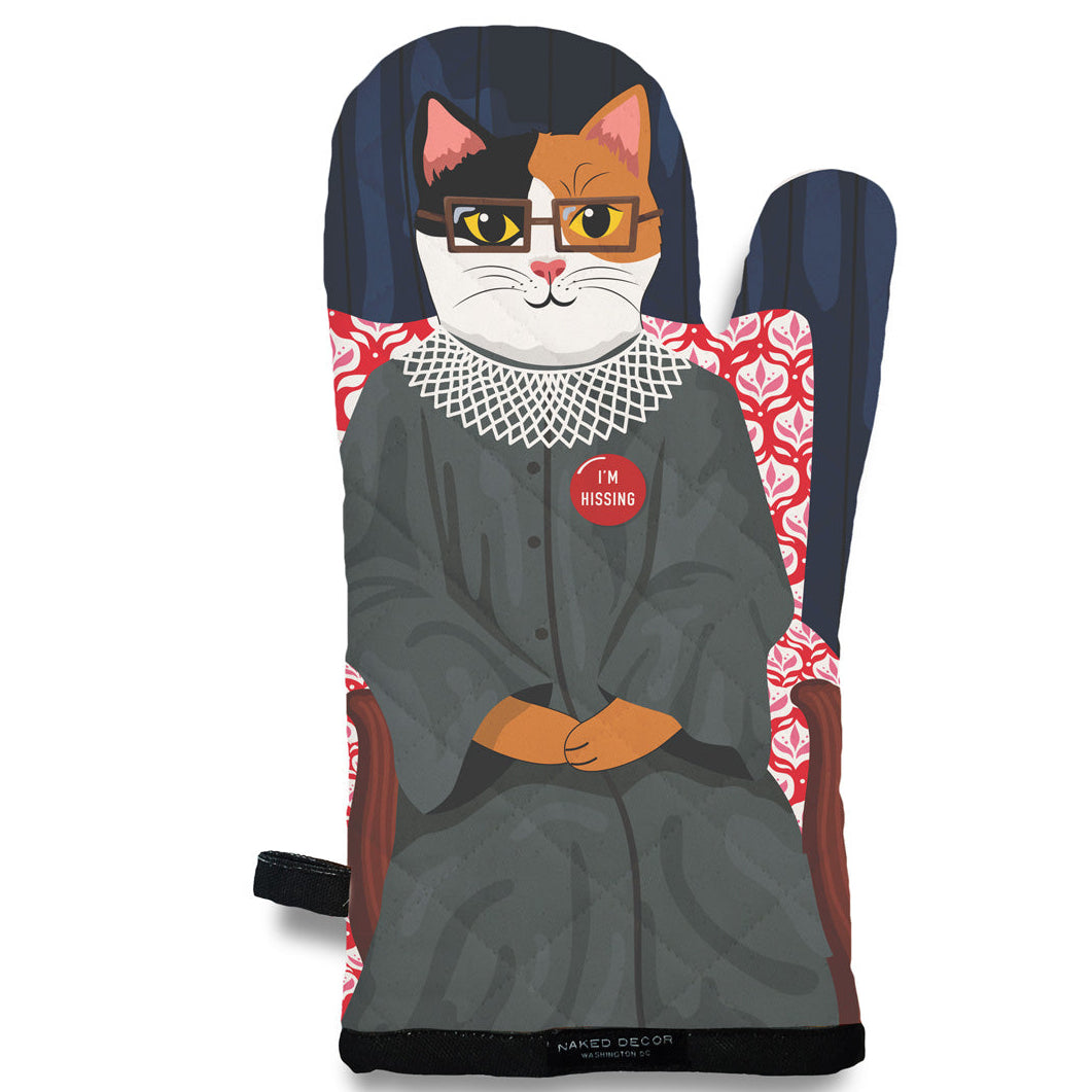 Oven Mitt - Kitty Cat Ginsburg